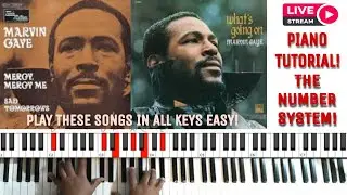 MERCY, MERCY ME & WHAT'S GOING ON LIVE PIANO TUTORIALS!