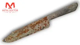 Restoration of Old Rusty Meat Cutting Knife | Hand Tools Restoration Project