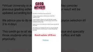 Result update news #vu #studyloop #result2022 #fall2022 #protest #announcement