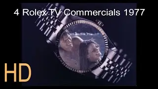 Commercials 4 Rolex 1977 Vintage TV Ads 16mm HD 