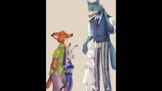 🦊🐰🐺🐇💖 #zootopia #wolfandrabbit #kny  #anime  #trending #shorts