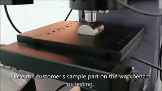 Customer samples are tested using this automatic measuring Vickers hardness tester.#hardness tester