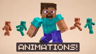 Это добавляет в Minecraft больше анимаций игроков!