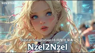 (♬) Digital Temptation [Nzel2Nzel] Official M/V #kpop #ai #음악 #music #musicvideo #가상아이돌 #걸그룹 #감성음악