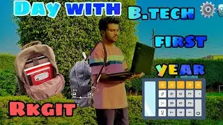 RKGIT college (A day with me part-1 )