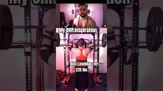 Natty OHP motivation | Thank you @AlexLeonidas @OmarIsuf @AlanThrall245 lb PR