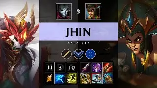Jhin Mid vs Cassiopeia - EUW Diamond Patch 25.13