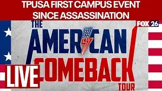 🔴 LIVE: Turning Point USA campus event in Utah | FOX 26 News