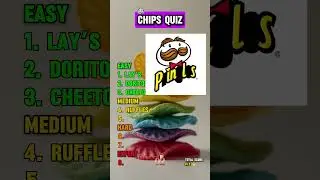 Can You Name These 8 Famous Chip Brands? #ChipsQuiz #SnackChallenge #quiz