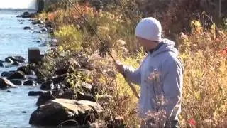 Kinzua Dam Spillway Fishing - November 6, 2011