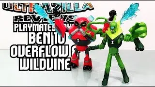 ИГРУШКИ PLAYMATES BEN 10 BASICS OVERFLOW & WILDVINE ОБЗОРЫ!