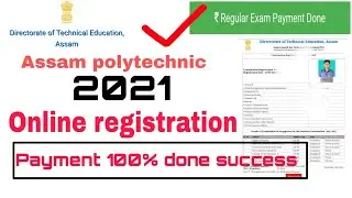 how to registration assam polytechnic 2021 end semester exam || online registration SCTE assam 2021.