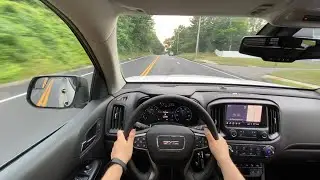 2021 GMC Canyon AT4 POV Test Drive and impressions