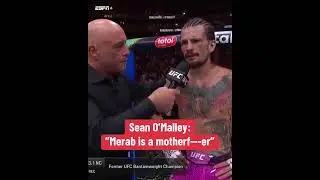 Sean O'Malley after his fight against Merab Dvalishvili 🤝