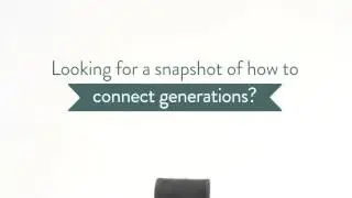 Clue three: our news will offer a snapshot of how to connect generations
