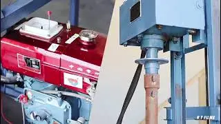 MachineTech mini Boremaster 100 water drilling machine rig / Drill to 100m