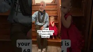 When you watch your babies grow up with papa #grandparentslove #grandchildren #wholesomevideo