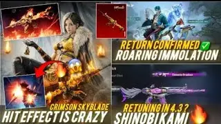 NEW M416 HIT EFFECT IS INSANE 😱🔥 ROARING TIGER RETURN CONFIRMED 🔥✅ SHINOBI KAMI COMING IN 4.3 ?