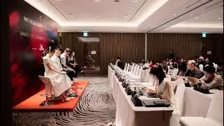BILINGUAL MC AMY- MODERATING MICHELIN INTERVIEW WITH THE PRESS 