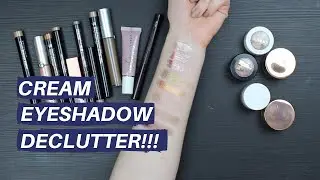 LIQUID & CREAM SHADOW DECLUTTER | Hannah Louise Poston | MY BEAUTY BUDGET