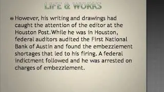 William Sydney Porter  O,Henry  Life & Works