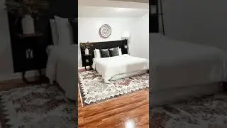 Basement Guest Bedroom Transformation - in just One Weekend!