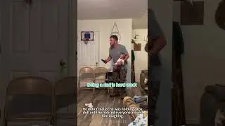 Father take care of baby#music #dad #baby#funny