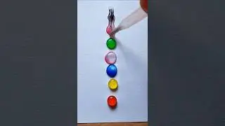 смешивание цветов #искусство #цвет #шорты