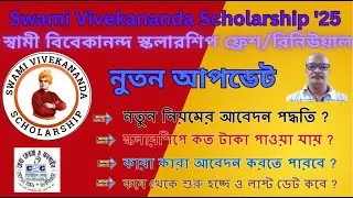 Swami Vivekananda Scholarship 2025 | Eligibility Criteria | Documents | Svmcm Scholarship 2025-26