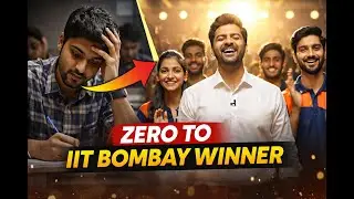 Zero to IIT Bombay Winner | From JEE Dropper to National Hackathon Champion 🔥
