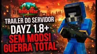 SERVIDOR DE DAYZ NO MINECRAFT 1.8-1.21 (SEM MODS) | TRAILER 1