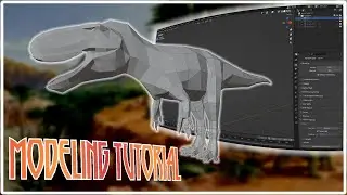 *LOW-POLY* Dinosaur Modeling Tutorial