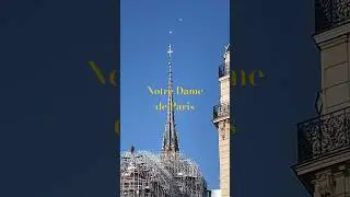 The new spire of Notre Dame de Paris (r&eacute;novation after fire). #paris
