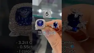 Which Tanzanite Ring is more expensive???🤔🤔🤔