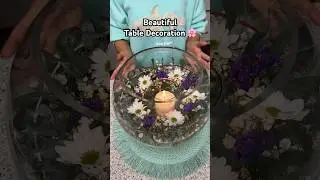 Our most beautiful table decoration yet! 🌸 #shortsfeed #shortsvideo #shorts #short #flowers #art