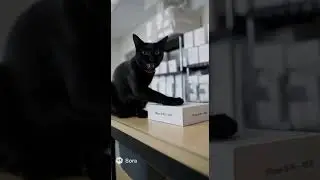 Black Cat Busting a Phone Scam