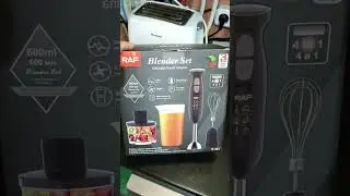 Бюджетная покупка. Обзор погружного блендера (Blender set RАF R327, 4в1)