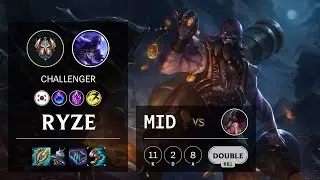 Ryze Mid vs Akali - KR Challenger Patch 10.20