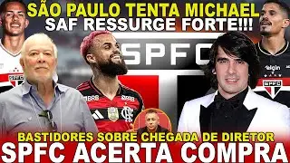 SAIU AGORA!!! SPFC COMPRA JOGADOR! ASSINA ATÉ 2030 | NOVA CHEGADA IMPACTA | PEDIDA DE MICHAEL E+