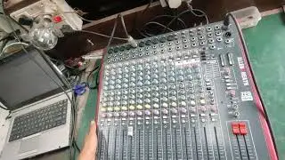 allen & heath zed-16fx  repairing testing and sound mixing
