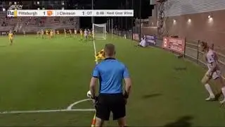 Megan Bornkamp goal vs. Pittsburgh (Clemson vs. Pittsburgh highlights)