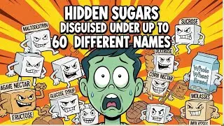 hidden sugars disguised under up to 60 different names