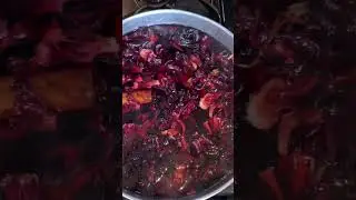 Sorrel Drink #shorts #subscribe #youtubeshorts #reels #shorts #beautiful #eatz #hibiscus #health￼