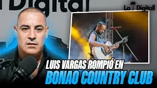 Luis Vargas rompe presentaci&oacute;n en el Bonao Country Club, Fey Sanchez da su opini&oacute;n.