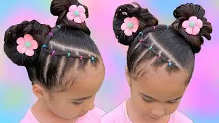 PEINADO FÁCIL BONITO Y RÁPIDO PARA NIÑAS 💞🥰