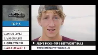 [BONUS] The ParkourEDU Podcast (ep. 4) &mdash; Top 5 bails w/ Alex Schauer