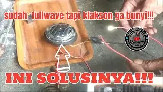 CARA MERUBAH KLAKSON ARUS AC KE DC VESPA SUPER/SPRINT/VBB/BAJAJ/PX LAMA