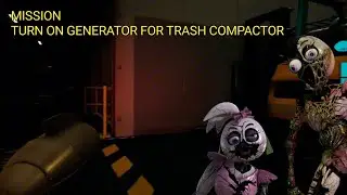 TURN ON GENERATOR FOR TRASH COMPACTOR - FNAF SECURITY BREACH MISSION
