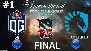 ЛЕГЕНДАРНЫЙ ФИНАЛ INTERNESHENAL   OG vs Liquid #1 BO5 FINAL The International 2019