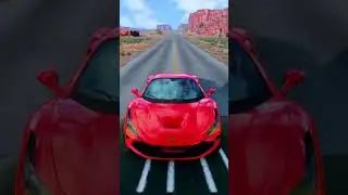 SUPER CAR BRAKE TEST BeamNG.Drive #trending #viral #beamng #shorts